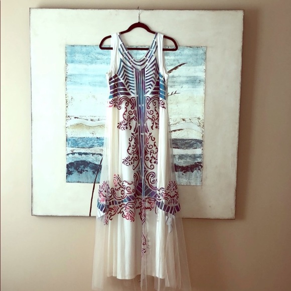 Anthropologie Geisha Designs Glacia Gown - Picture 2 of 4